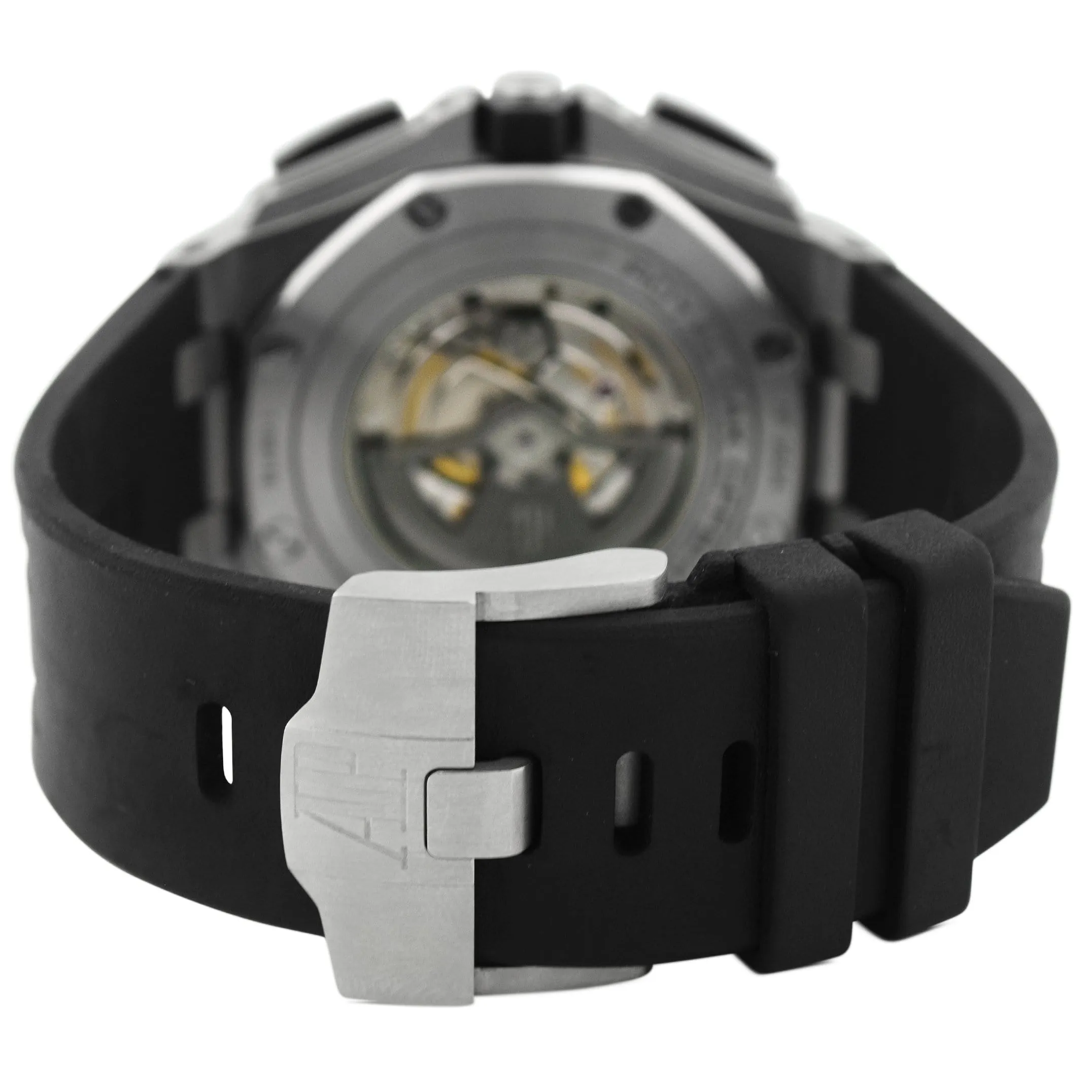 Audemars Piguet Men's Royal Oak Offshore Stainless Steel 44mm White Tapisserie Stick Dial Watch Reference #: 26400SO.OO.A002CA.01