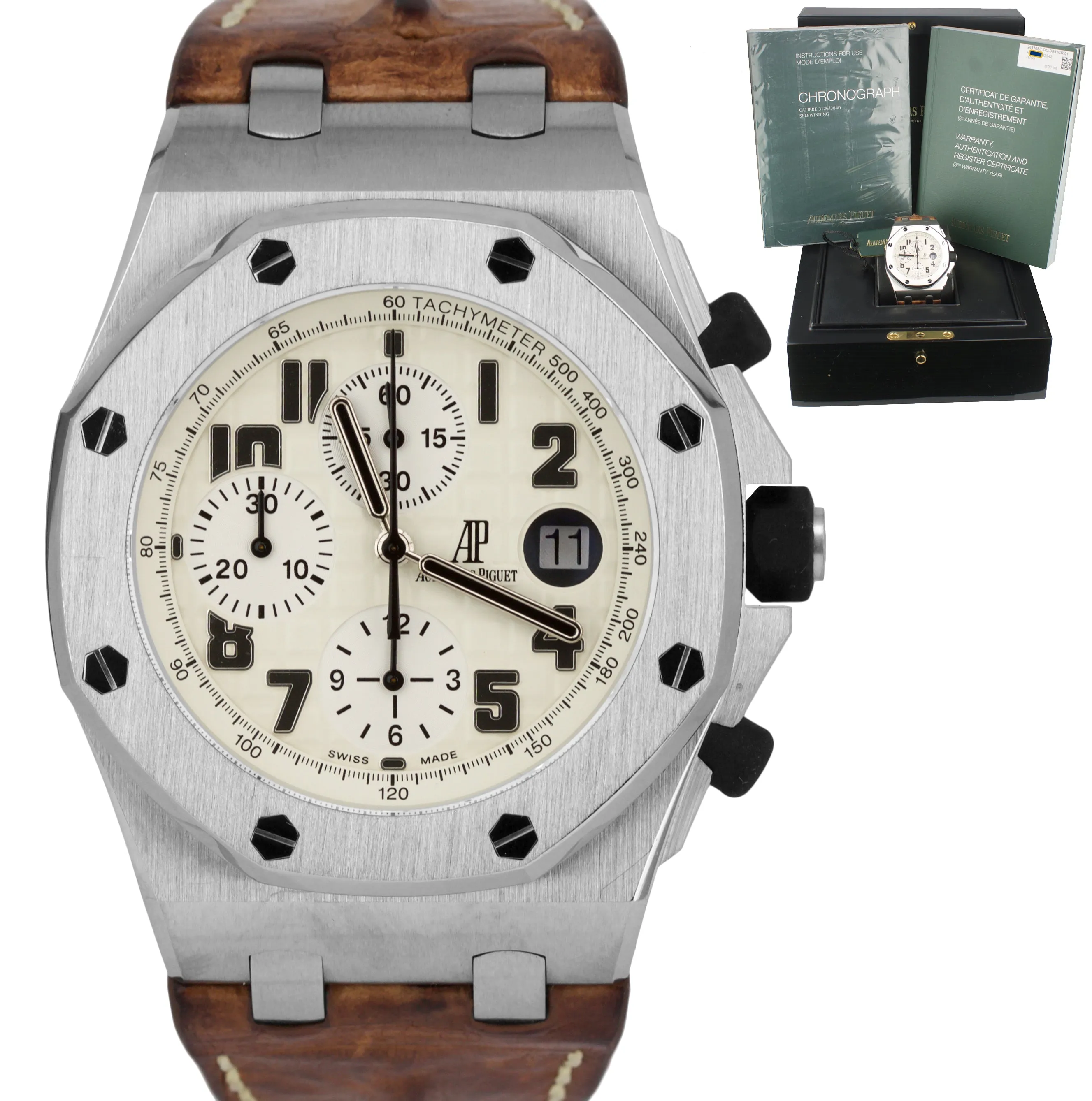 Audemars Piguet Royal Oak Offshore Safari White 42 Watch 26170ST.OO.D091CR.01