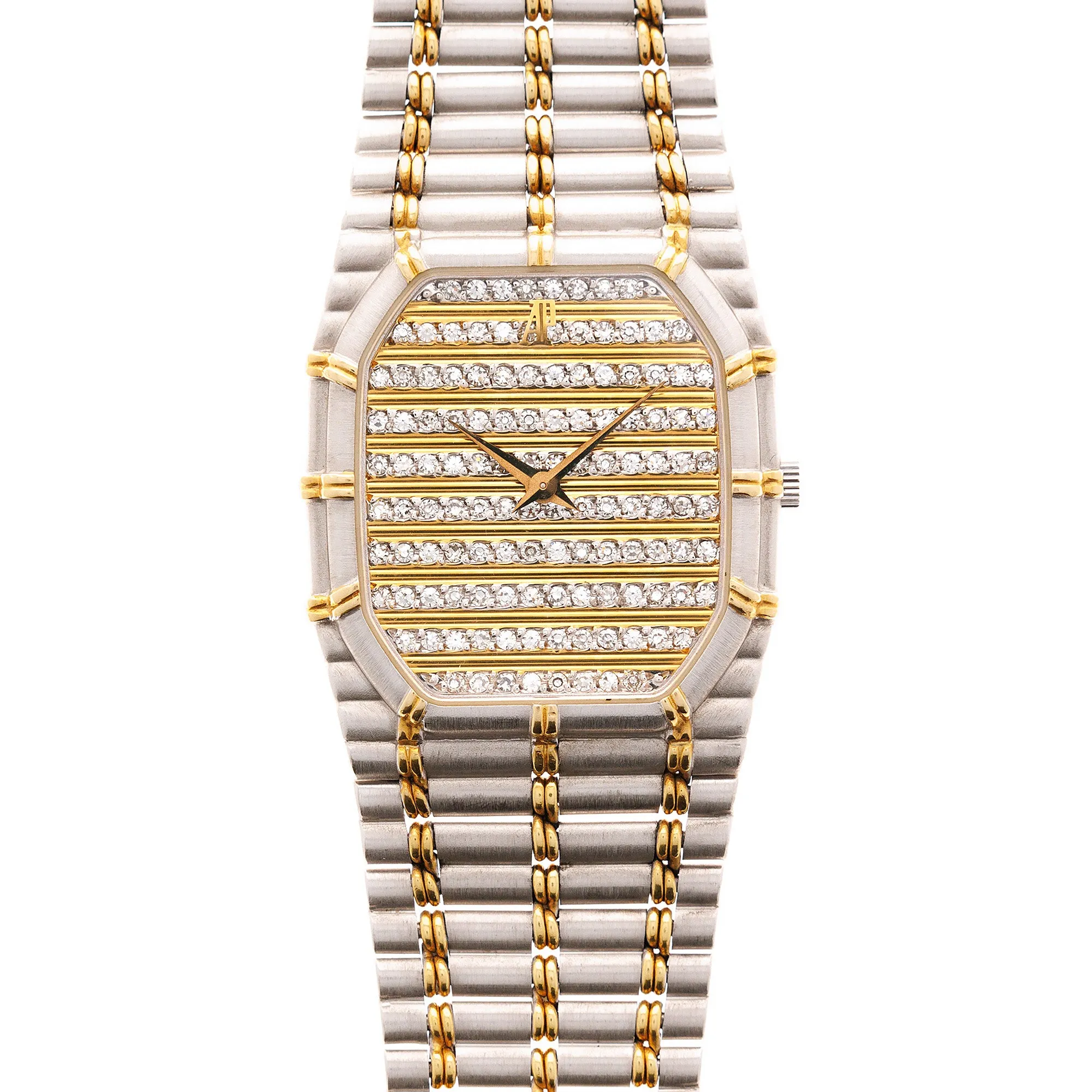 Audemars Piguet Two-Tone Bamboo with Pave Diamond Dial