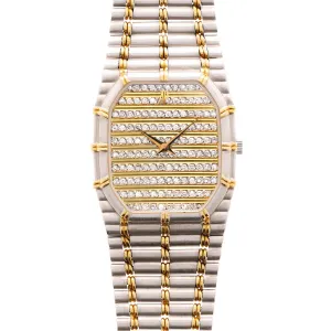 Audemars Piguet Two-Tone Bamboo with Pave Diamond Dial