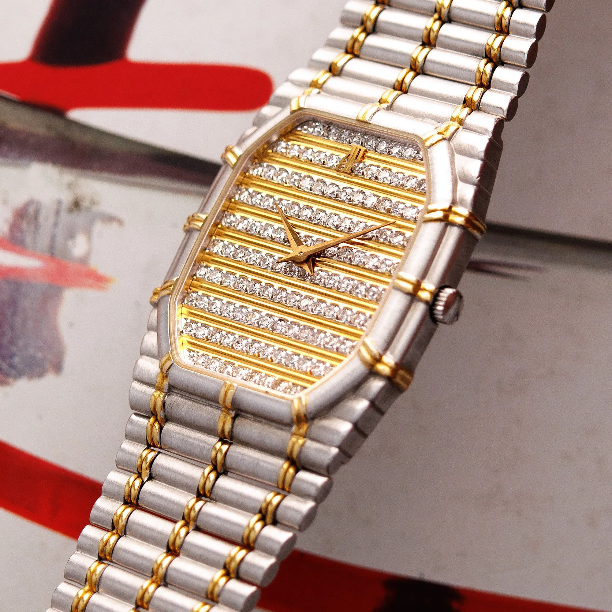 Audemars Piguet Two-Tone Bamboo with Pave Diamond Dial