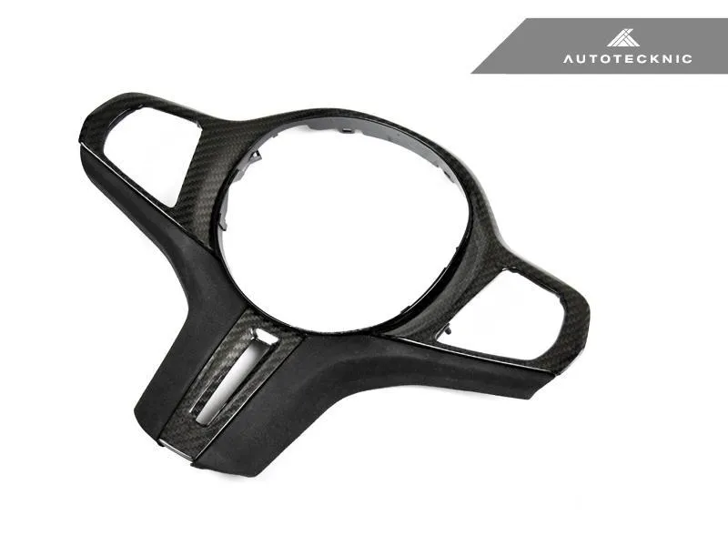 AutoTecknic G14 / G15 / G16 8-Series M-Sport - Carbon Alcantara Steering Wheel Trim