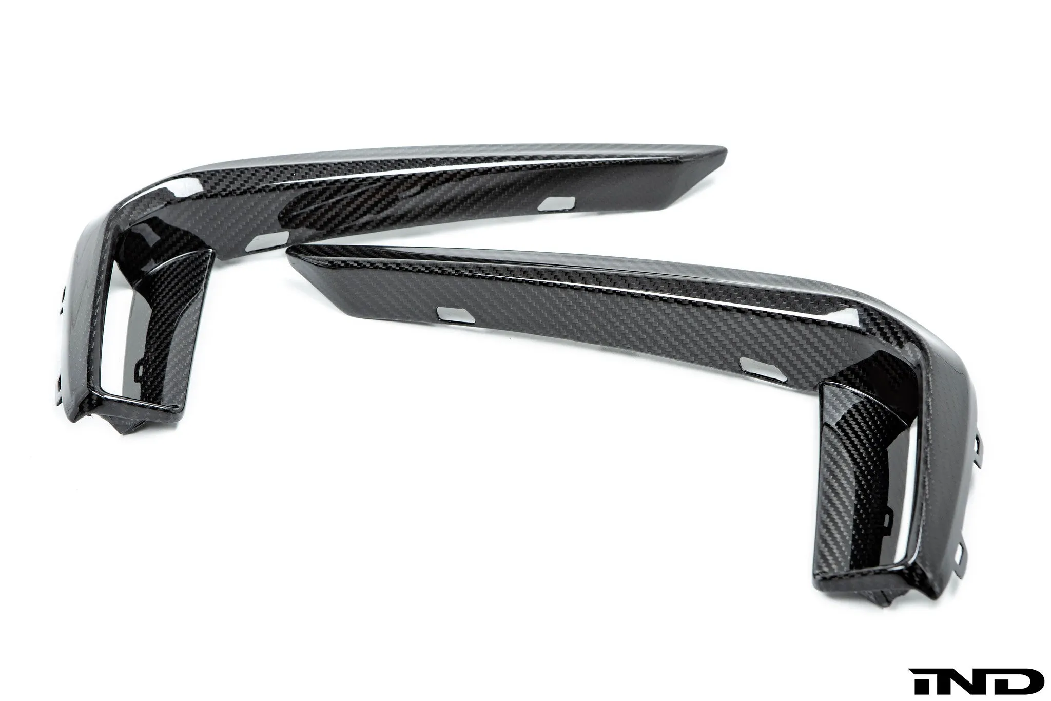 Autotecknic G30 5-Series Pre-LCI M-Sport Dry Carbon Front Bumper Trim Set
