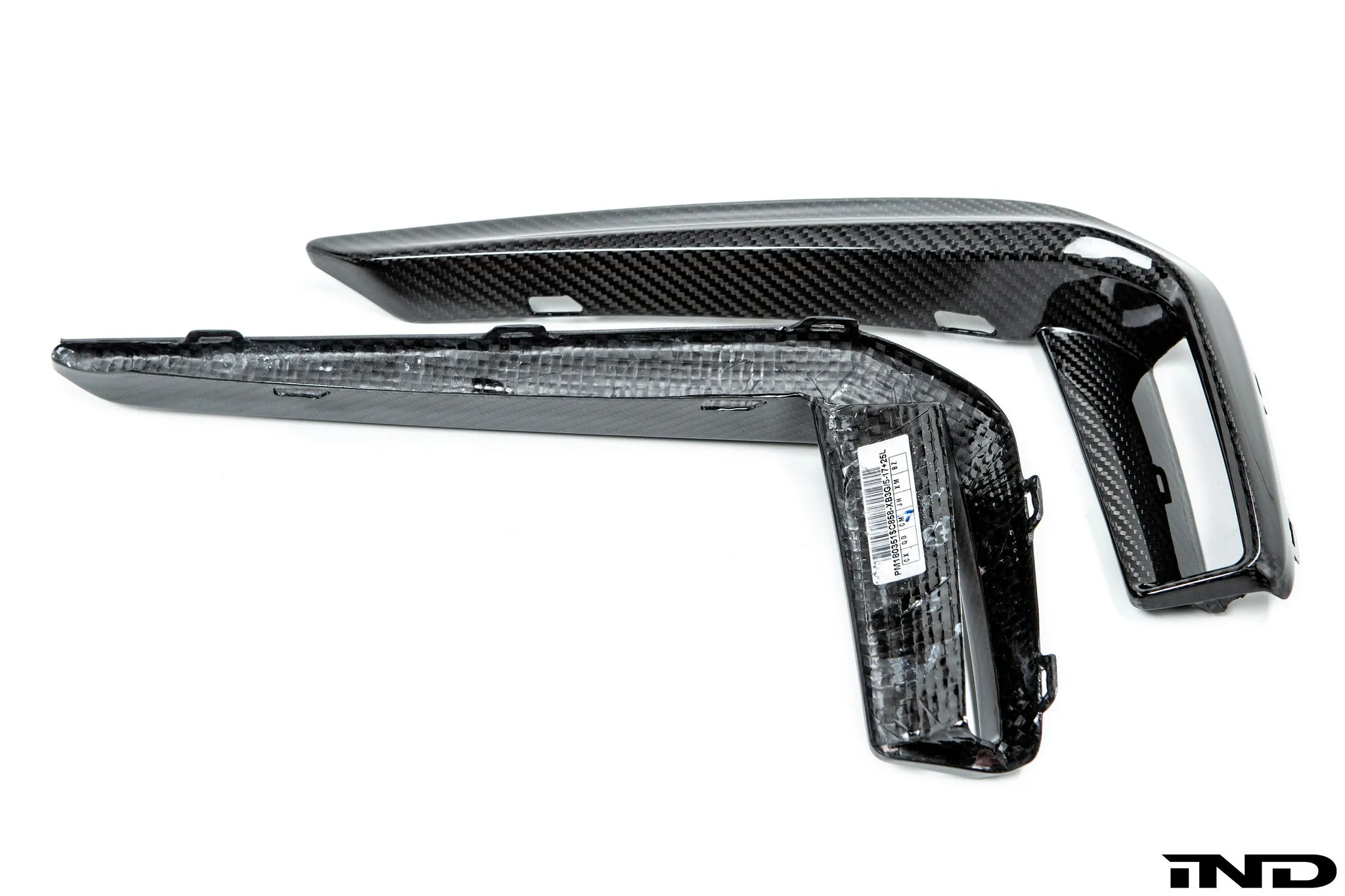 Autotecknic G30 5-Series Pre-LCI M-Sport Dry Carbon Front Bumper Trim Set