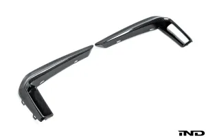 Autotecknic G30 5-Series Pre-LCI M-Sport Dry Carbon Front Bumper Trim Set