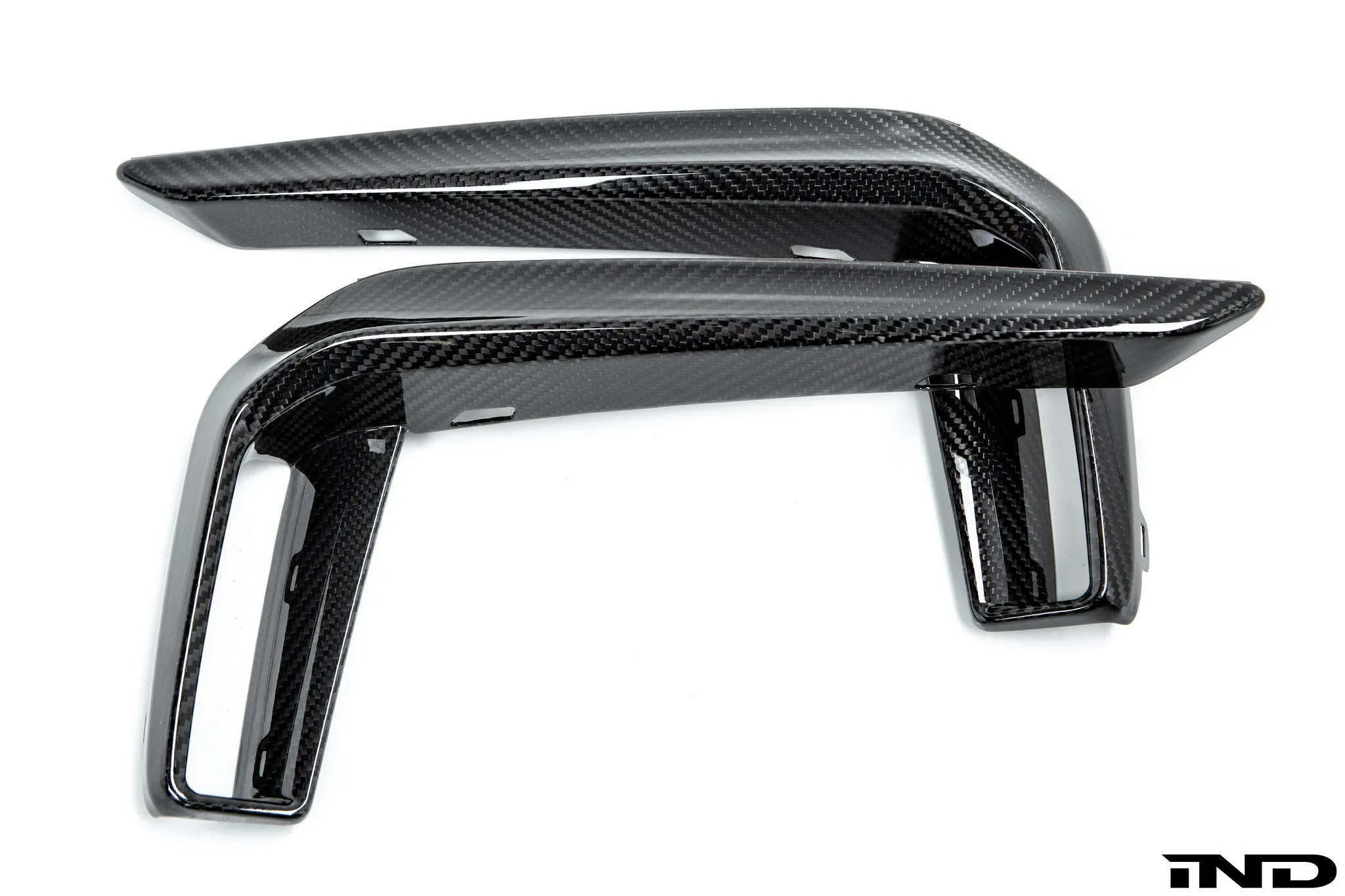 Autotecknic G30 5-Series Pre-LCI M-Sport Dry Carbon Front Bumper Trim Set