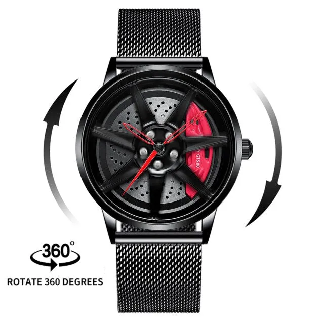 Barenio Spinning Rim Watch - GT-500 Edition