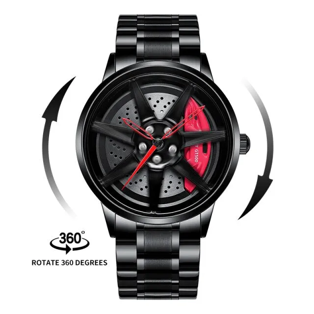 Barenio Spinning Rim Watch - GT-500 Edition