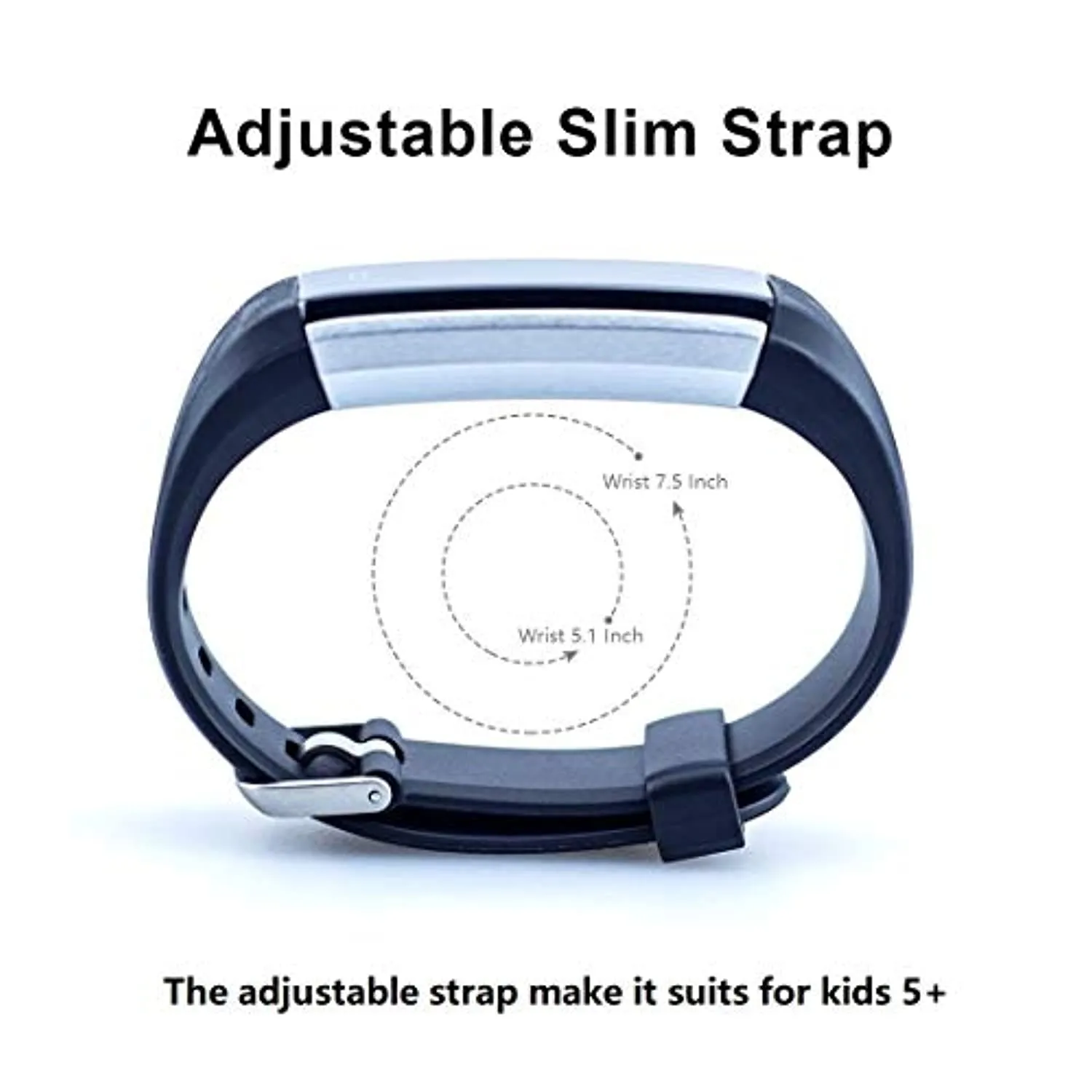 BIGGERFIVE Kids Fitness Tracker Watch for Girls Boys, Waterproof Slim Activity Tracker, Pedometer, Calorie Counter, Sleep Monitor, Silent Alarm Clock, Step Counter Watch, Kids Gift Idea