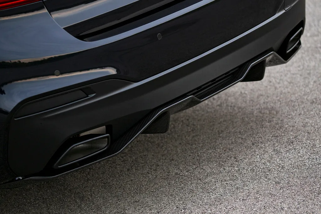 BMW M Performance G30 5-Series M-Sport Carbon Fiber Rear Diffuser