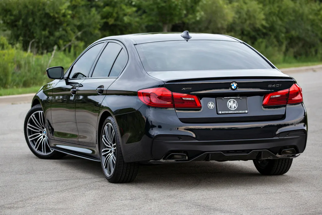 BMW M Performance G30 5-Series M-Sport Carbon Fiber Rear Diffuser