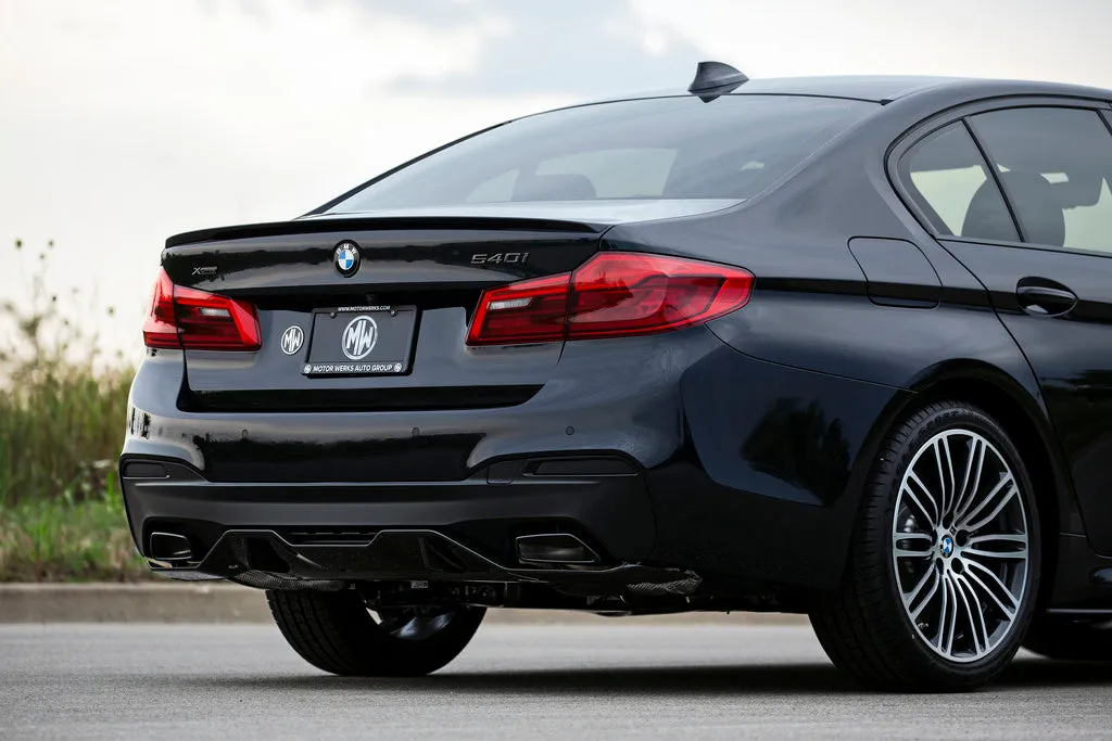 BMW M Performance G30 5-Series M-Sport Carbon Fiber Rear Diffuser