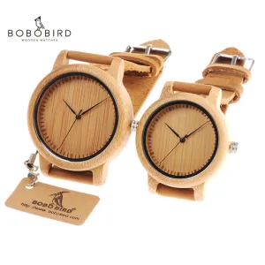 BOBO BIRD Lovers Wood Watches for Couple