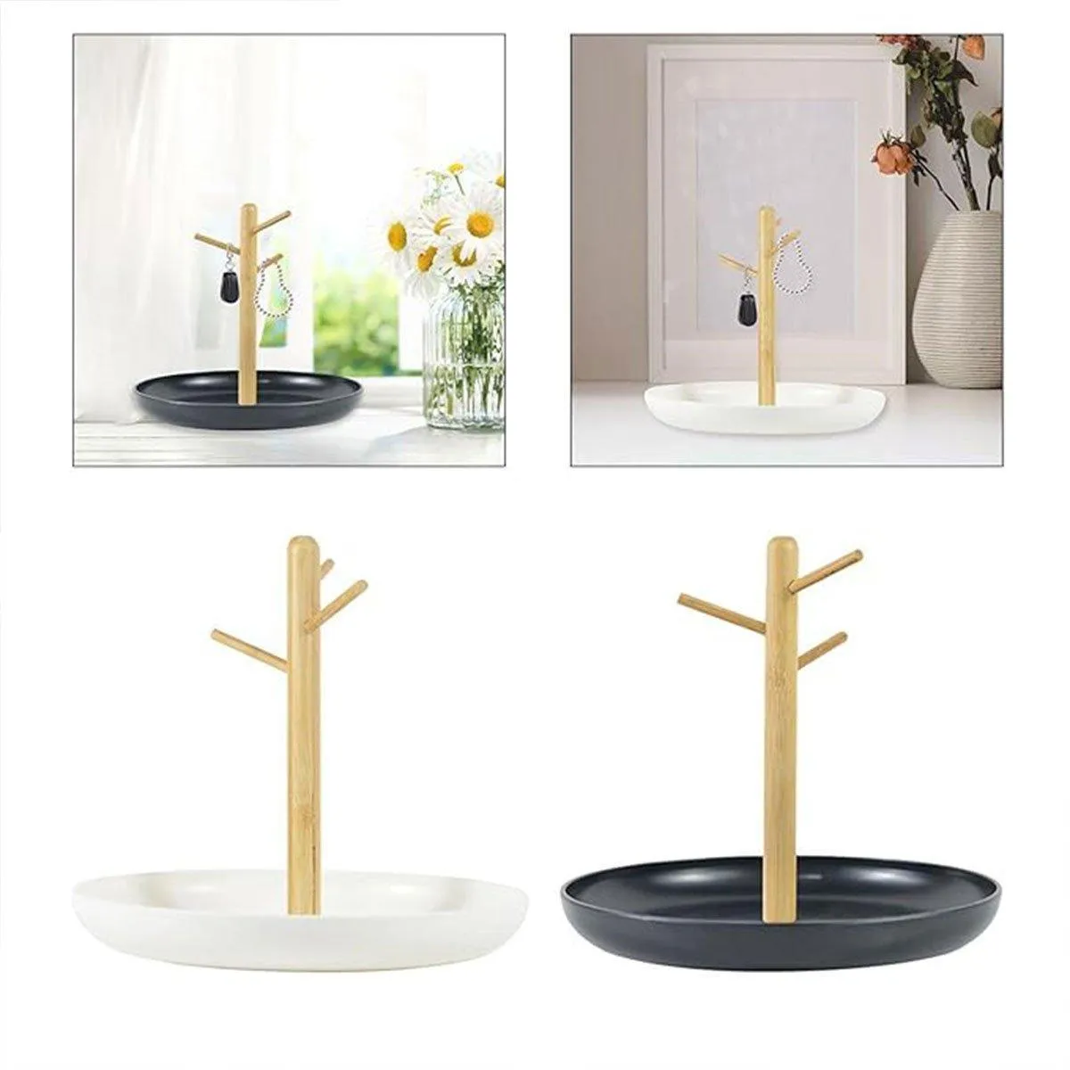 Branch Tray Desktop Storage Organizer Key Holder Rack for Living Room Entryway