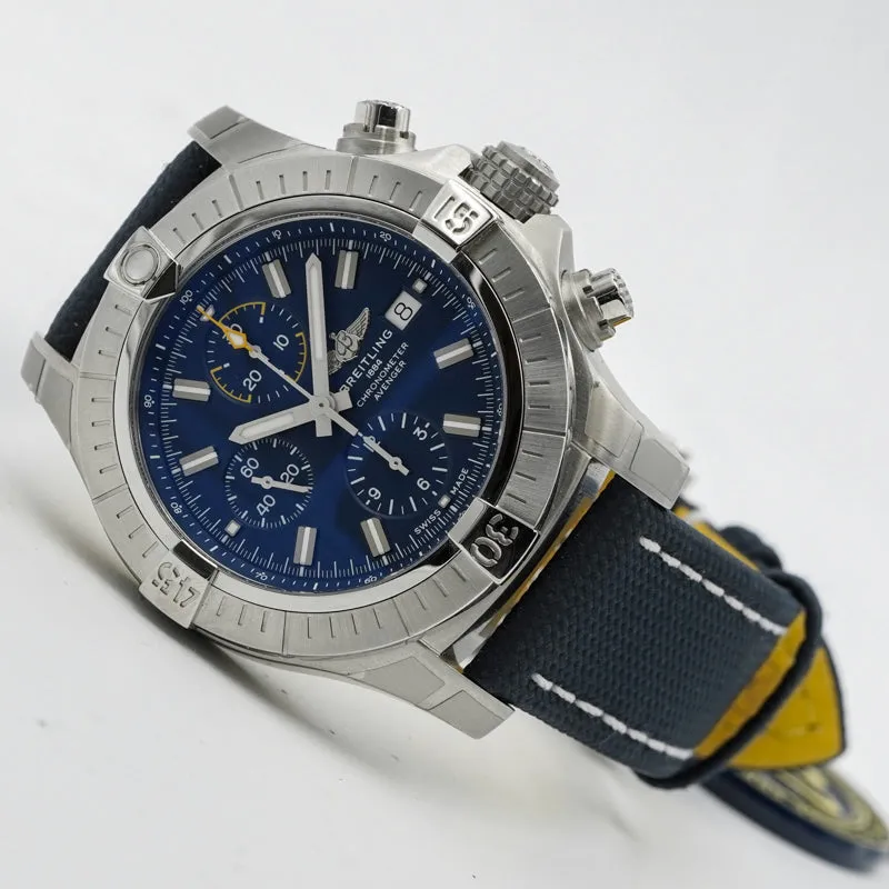 Breitling Avenger A13317101C1X2 Chronograph Blue Dial 45mm