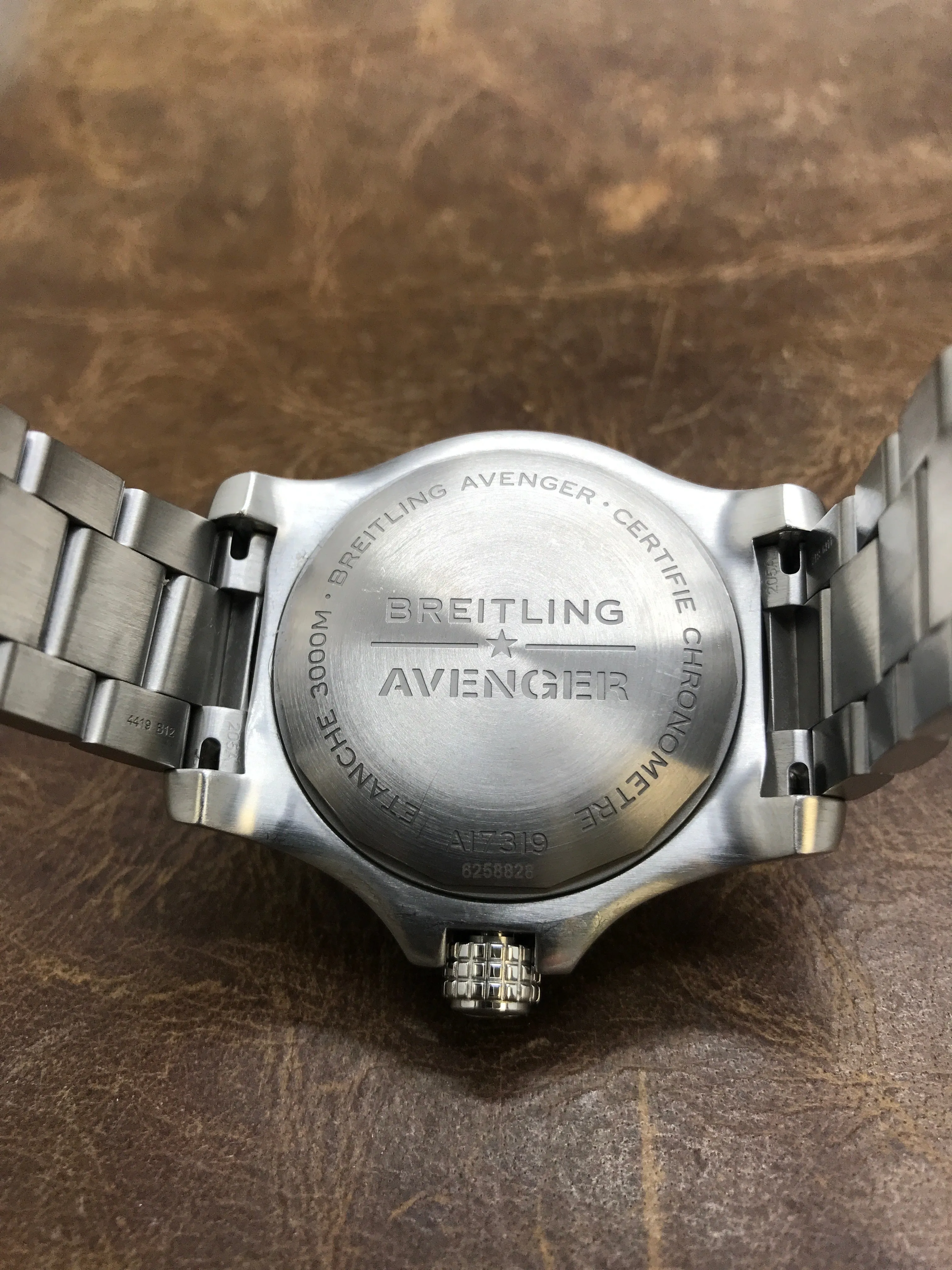 Breitling Avenger Seawolf A17319101 Yellow Dial Automatic Men's Watch