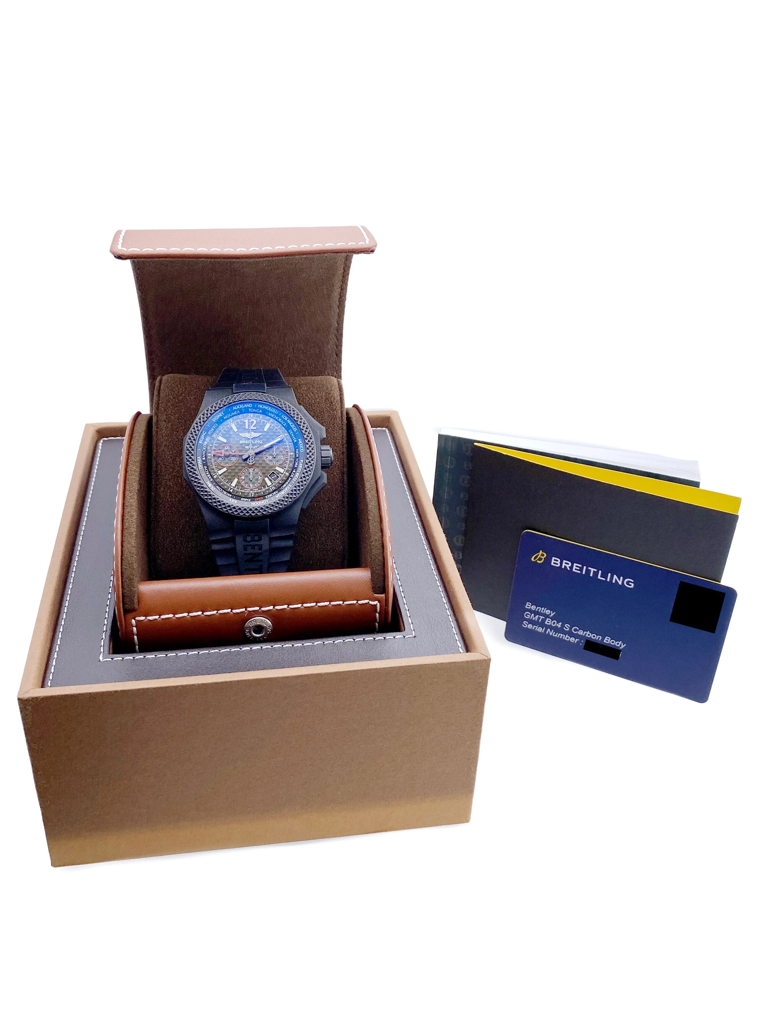 Breitling GMT B04 Mens Watch Box Papers
