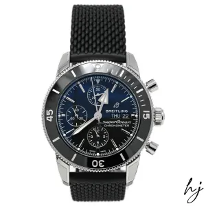 Breitling Men's Superocean Heritage Stainless Steel 44mm Black Chronograph Dial Watch Reference #: A13313