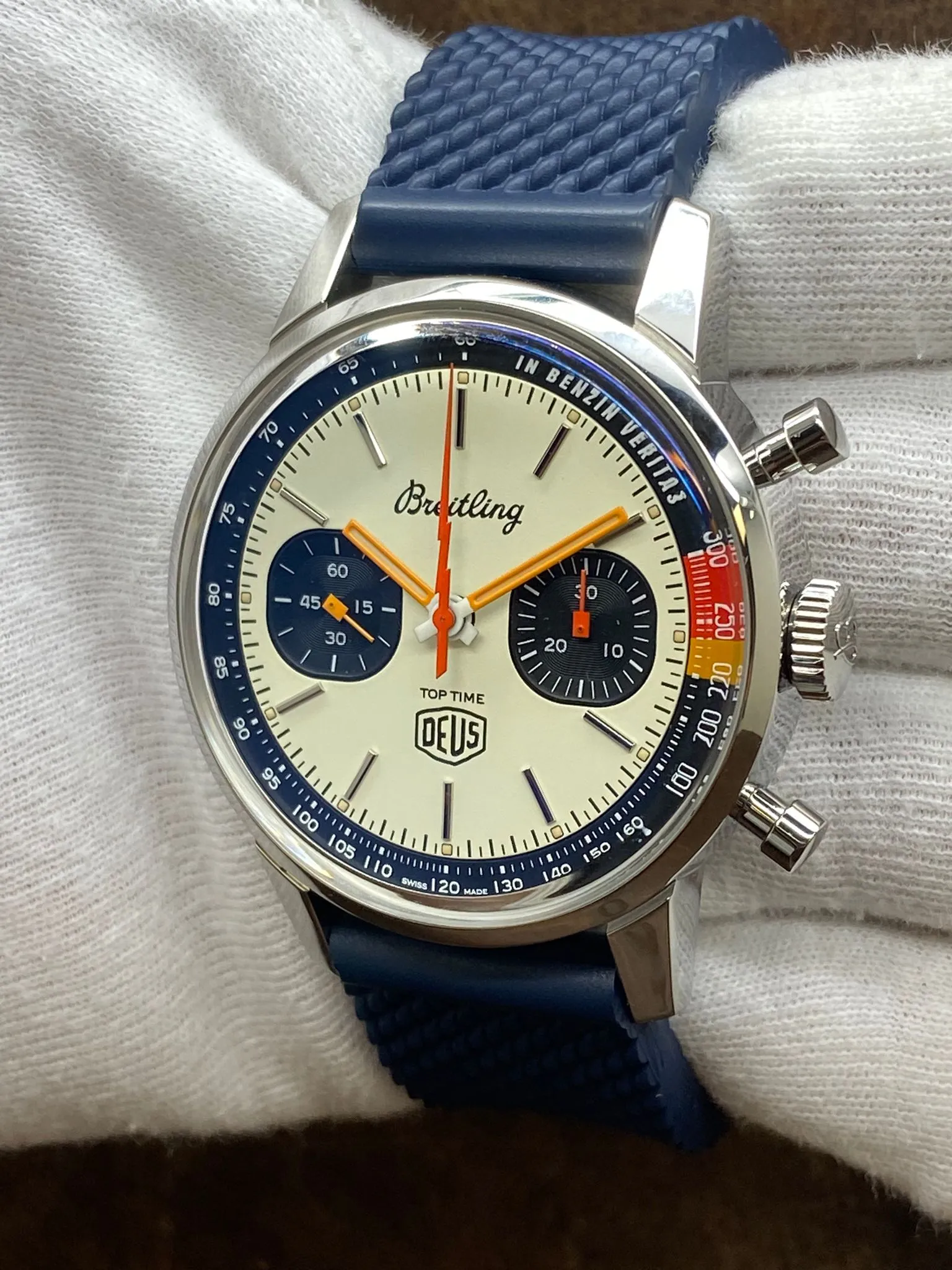 Breitling Premier Top Time Deus L.E 1500pcs 41mm A23310 White Dial Automatic Men's Watch