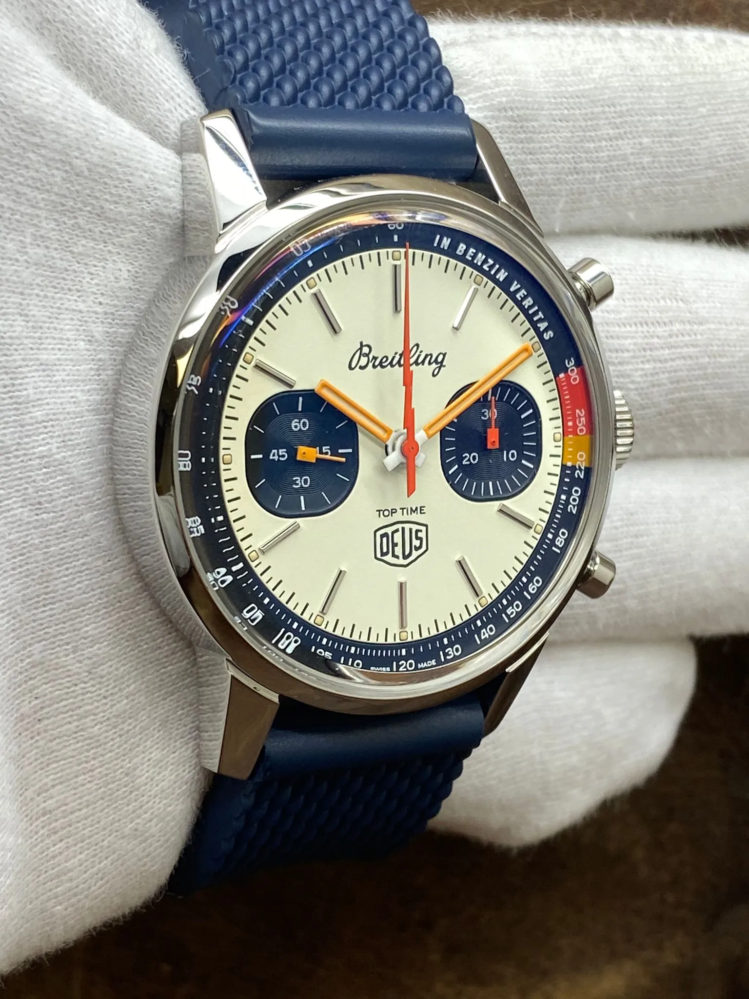 Breitling Premier Top Time Deus L.E 1500pcs 41mm A23310 White Dial Automatic Men's Watch