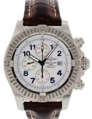 Breitling Super Avenger Chronograph SS A13370 Box/Papers