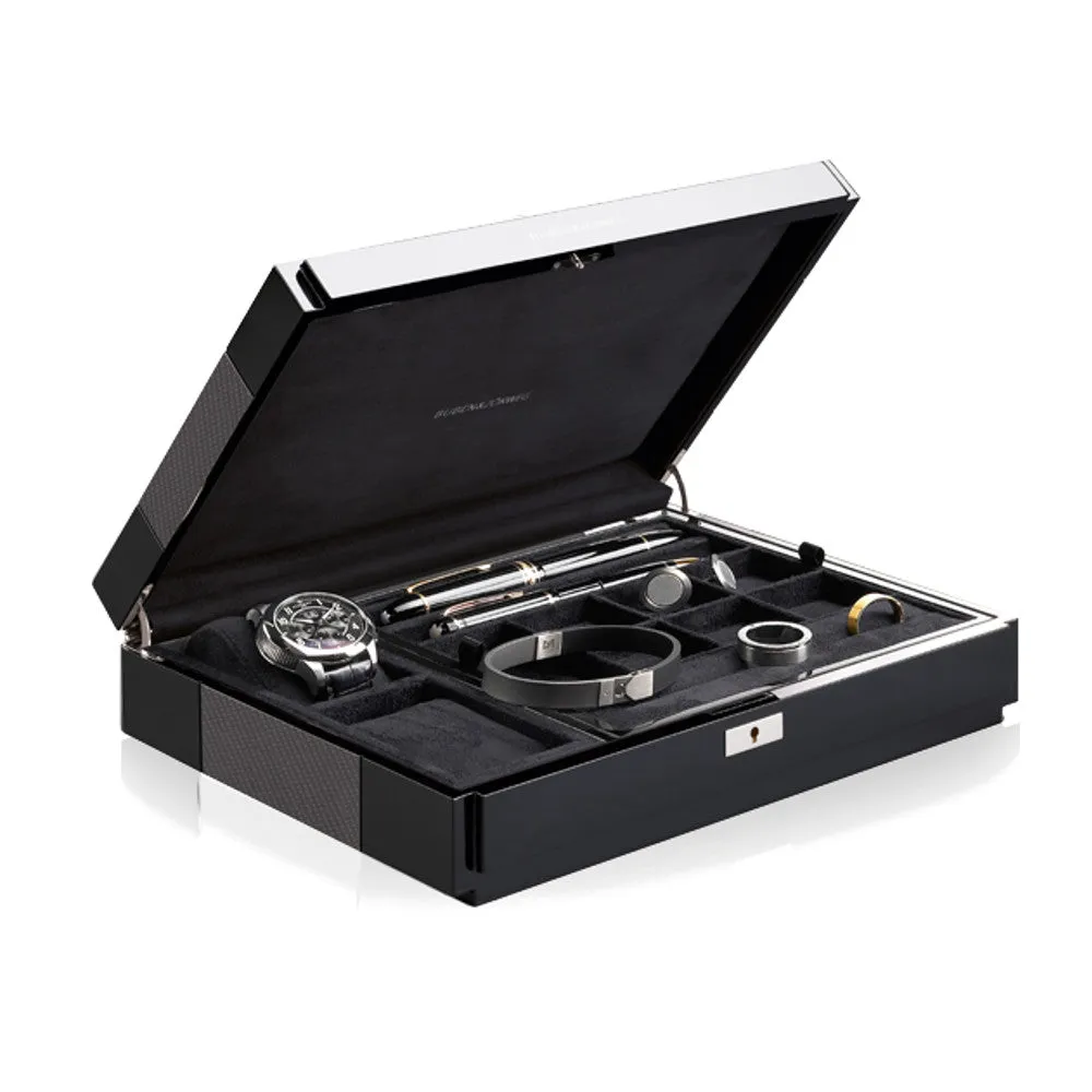 Buben & Zorweg Vantage Gentleman's Multi Storage Case in Carbon