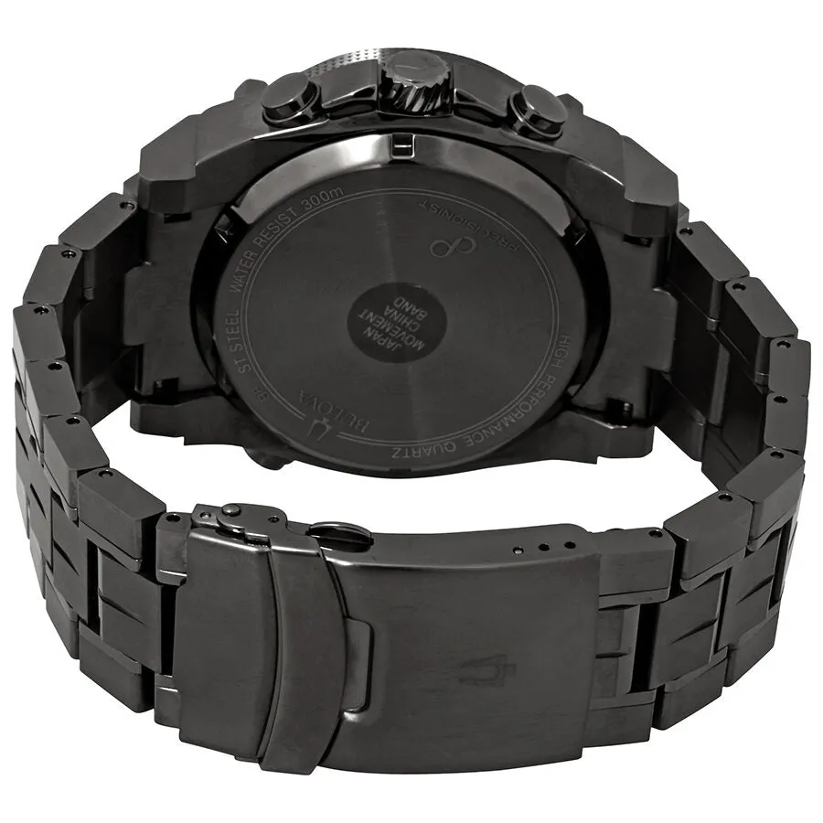 Bulova Precisionist Chronograph Carbon Fiber Dial Men's Watch 98B229
