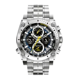 Bulova Precisionist Mens Chronograph Stainless Steel Watch
