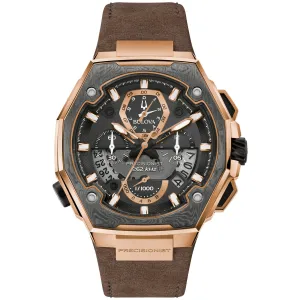 Bulova Proprietary Precisionist Mens Watch Stainless Steel