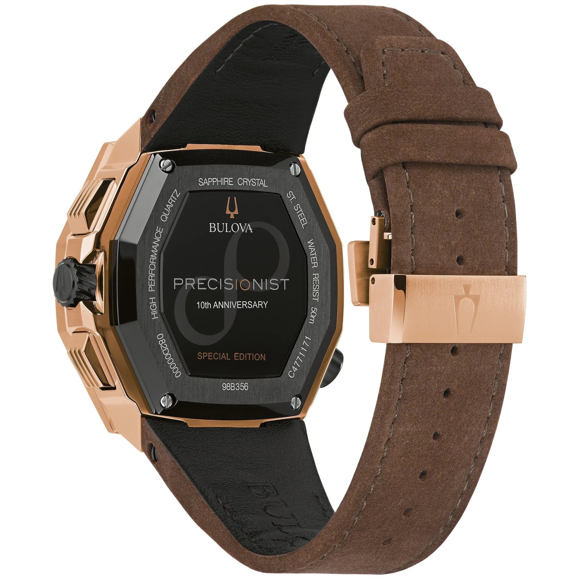 Bulova Proprietary Precisionist Mens Watch Stainless Steel