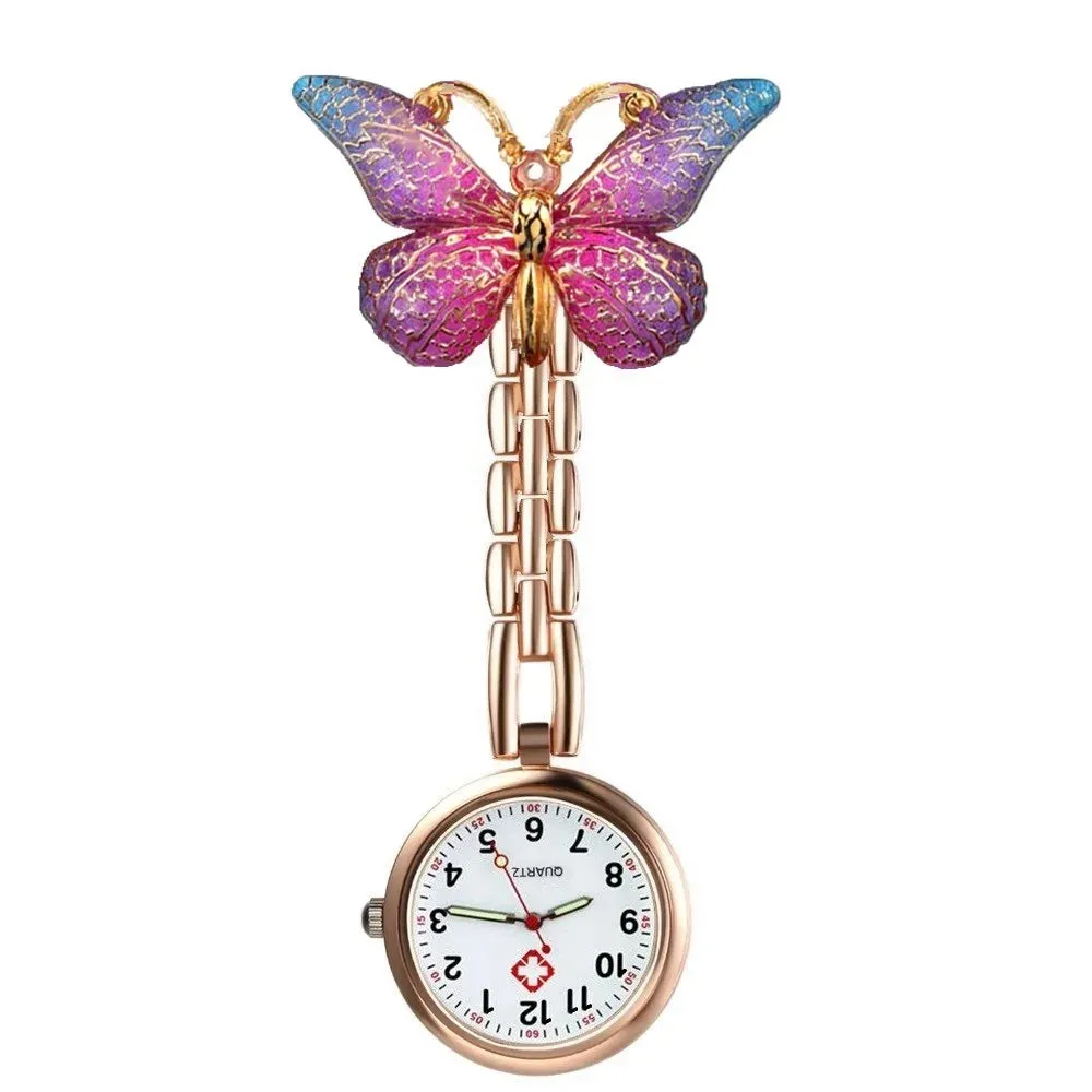 Butterfly Alloy Pocket Watches