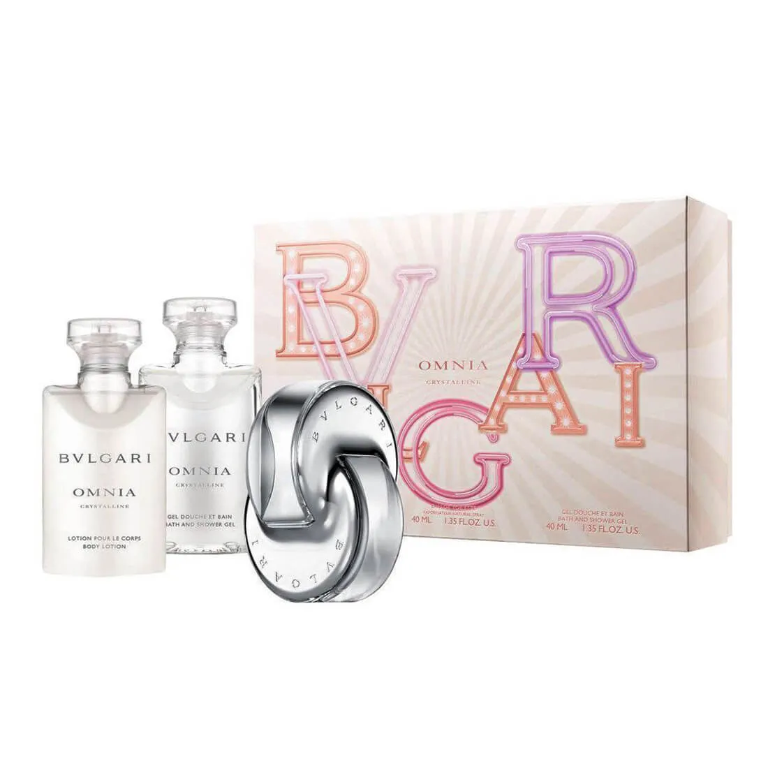 Bvlgari Omnia Crystalline Gift Set Pack Of 3