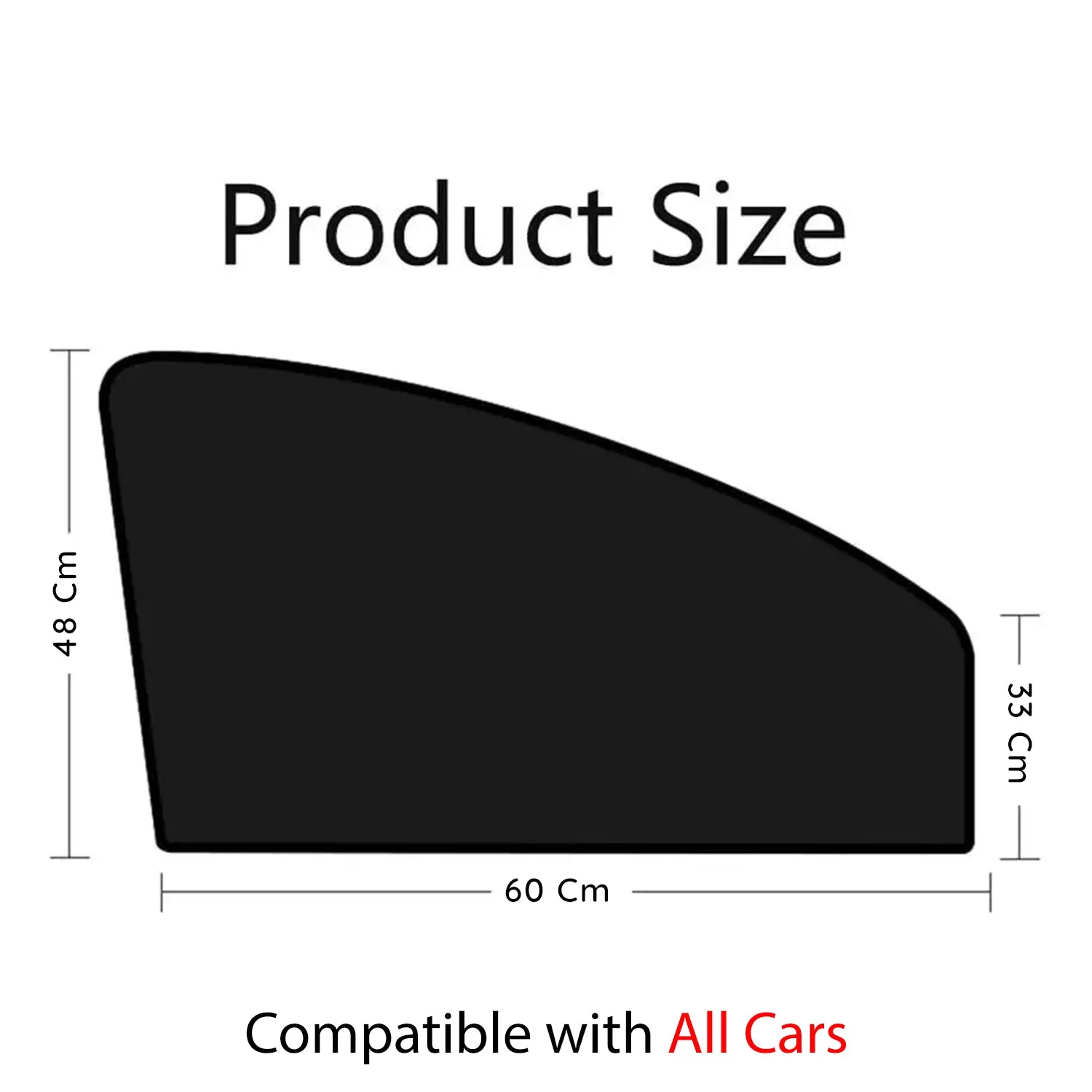 Car Side Window Sun Shades, Custom Fit For Your Cars, Window Sunshades Privacy Curtains, 100% Block Light for Breastfeeding, Taking a nap, Changing Clothes, Camping KO15980