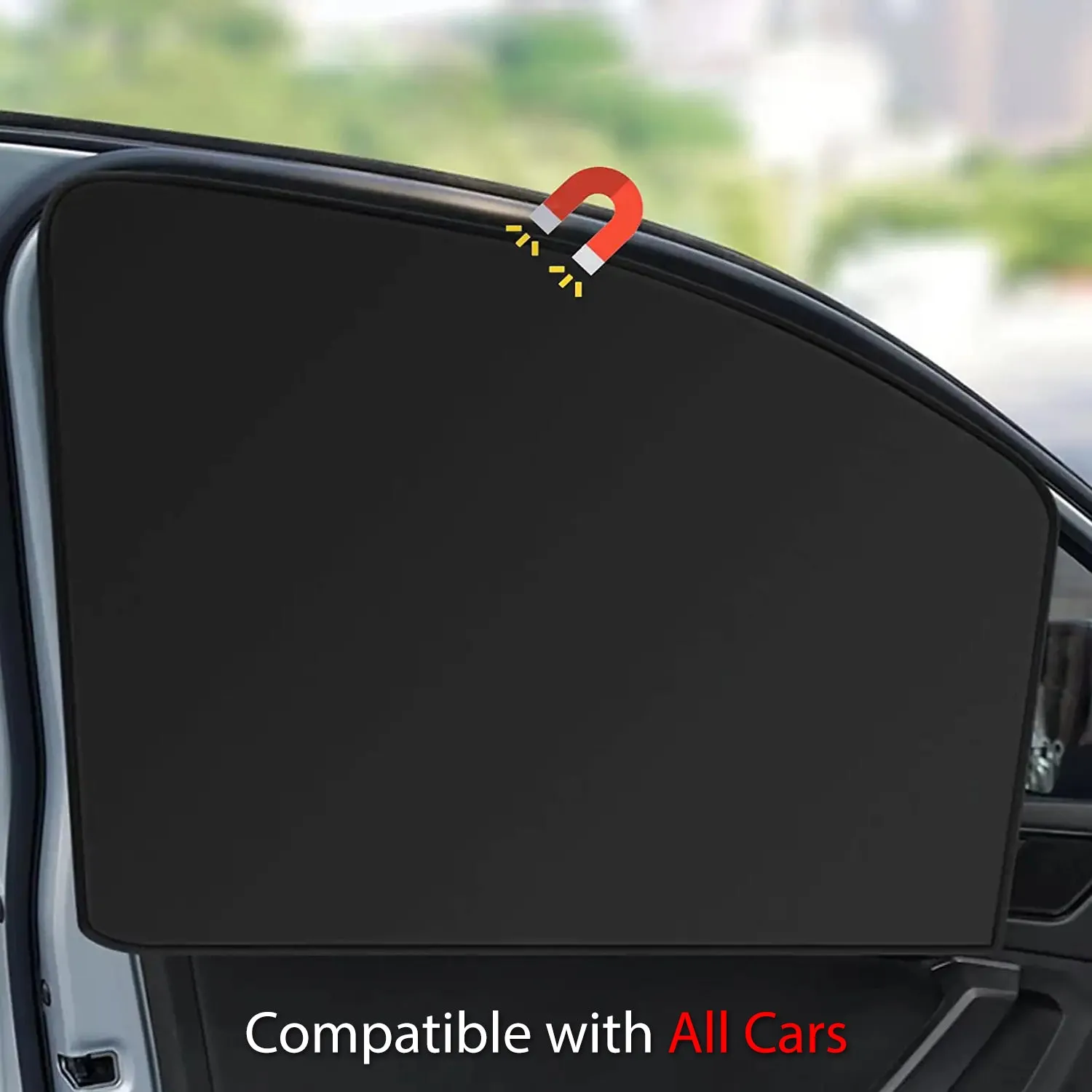 Car Side Window Sun Shades, Custom Fit For Your Cars, Window Sunshades Privacy Curtains, 100% Block Light for Breastfeeding, Taking a nap, Changing Clothes, Camping KO15980