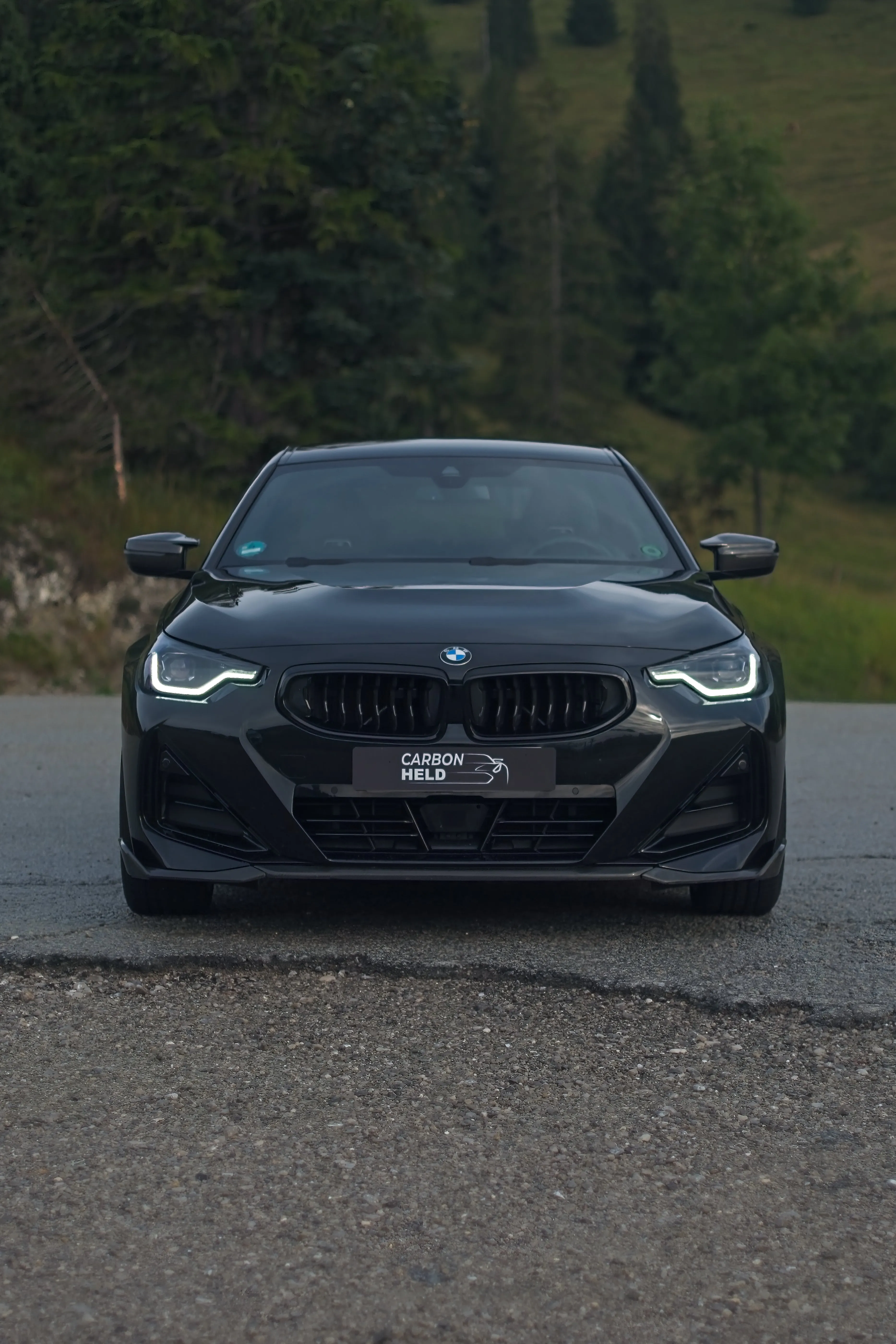 Carbon Fiber & GFK Front Spiler for BMW 2 Series G42 M Sport