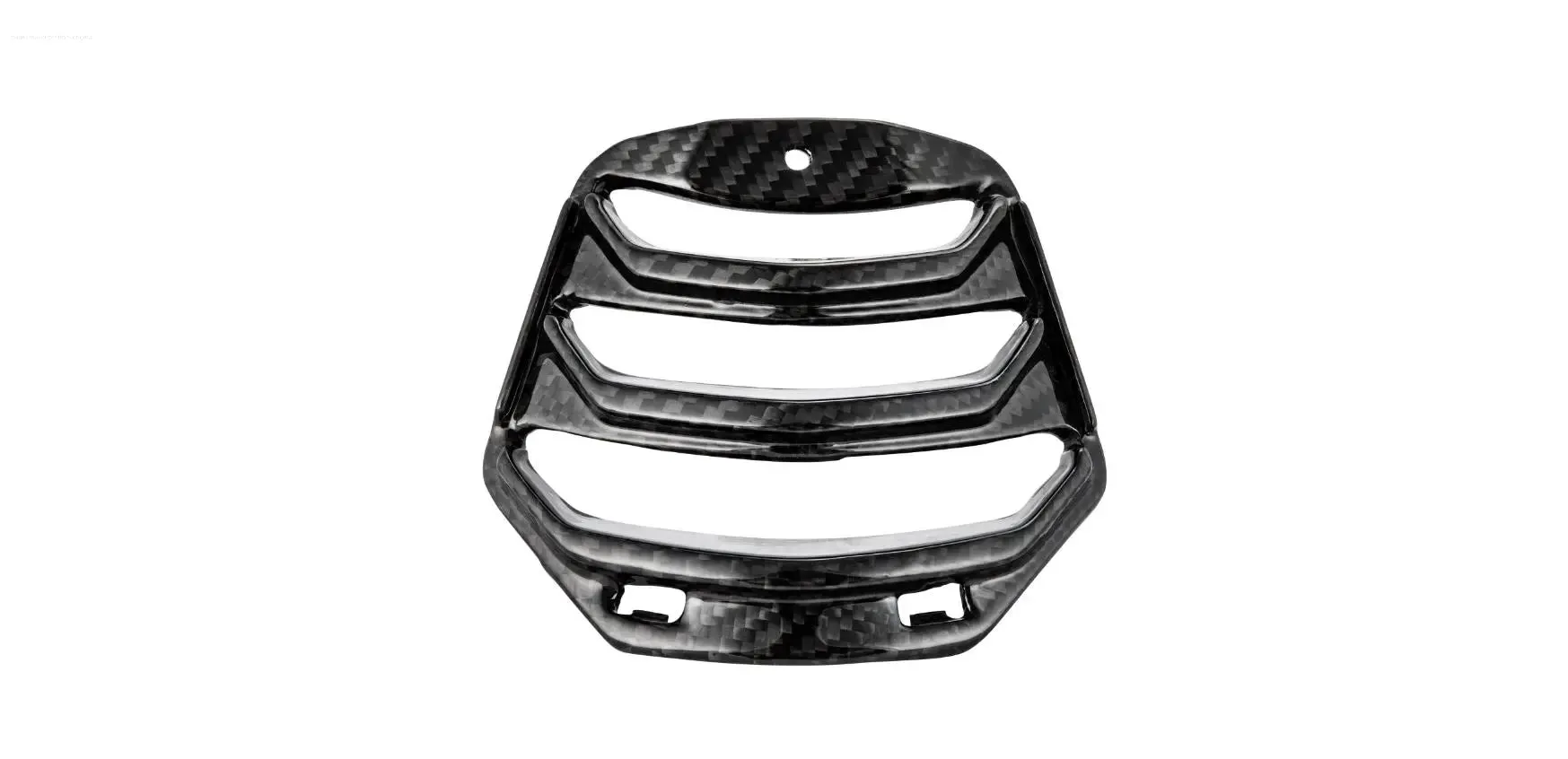 Carbon Fiber Horn Cover Inlay RACEFOXX | Vespa GTS/GTS Super 125/300cc (`23-)