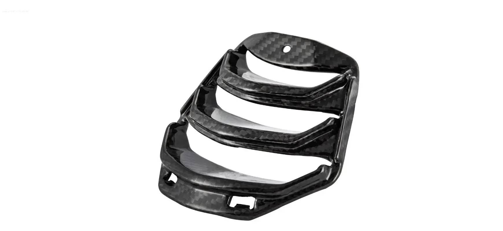 Carbon Fiber Horn Cover Inlay RACEFOXX | Vespa GTS/GTS Super 125/300cc (`23-)