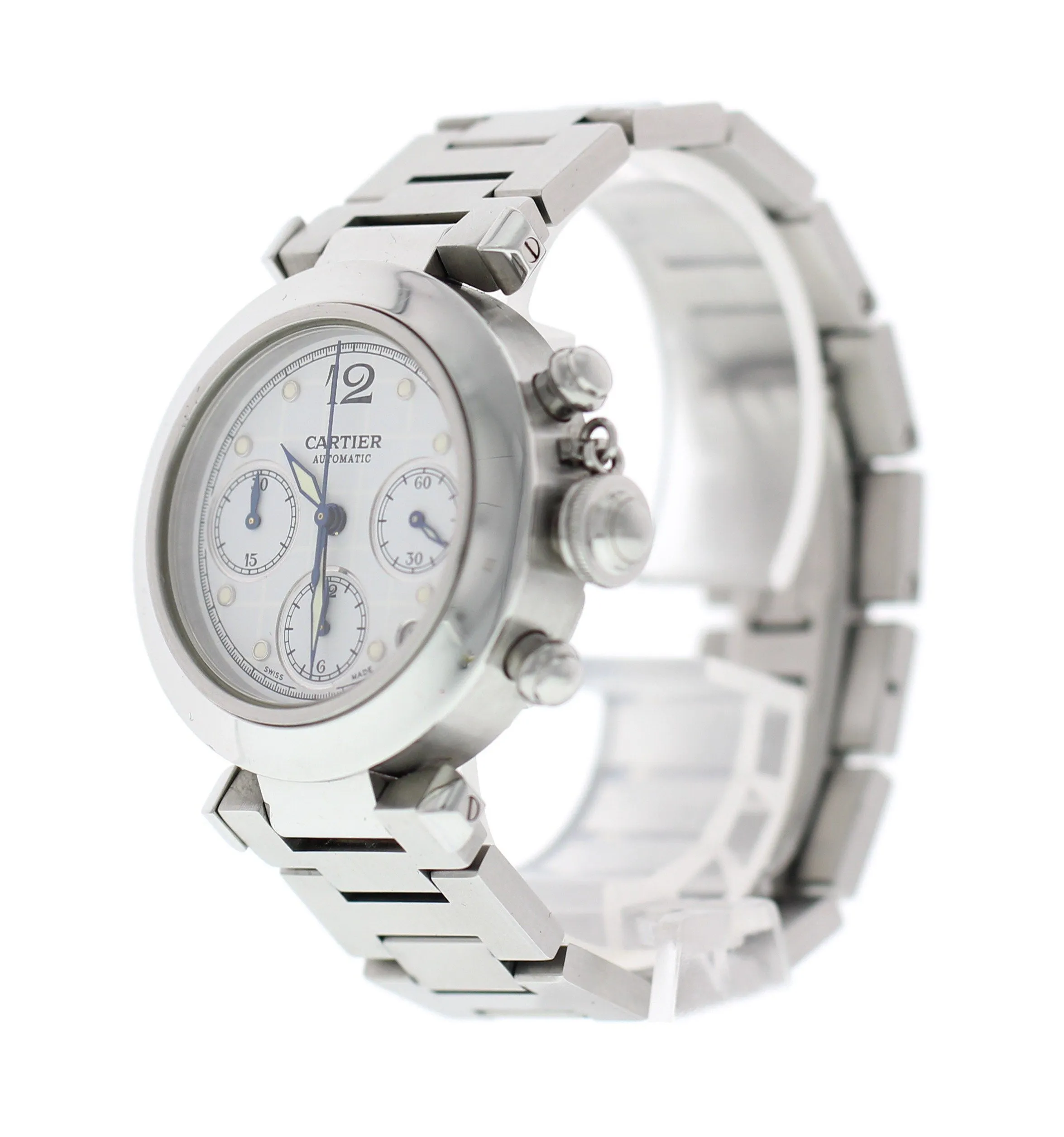Cartier Pasha 2412 Automatic Chronograph Box & Papers
