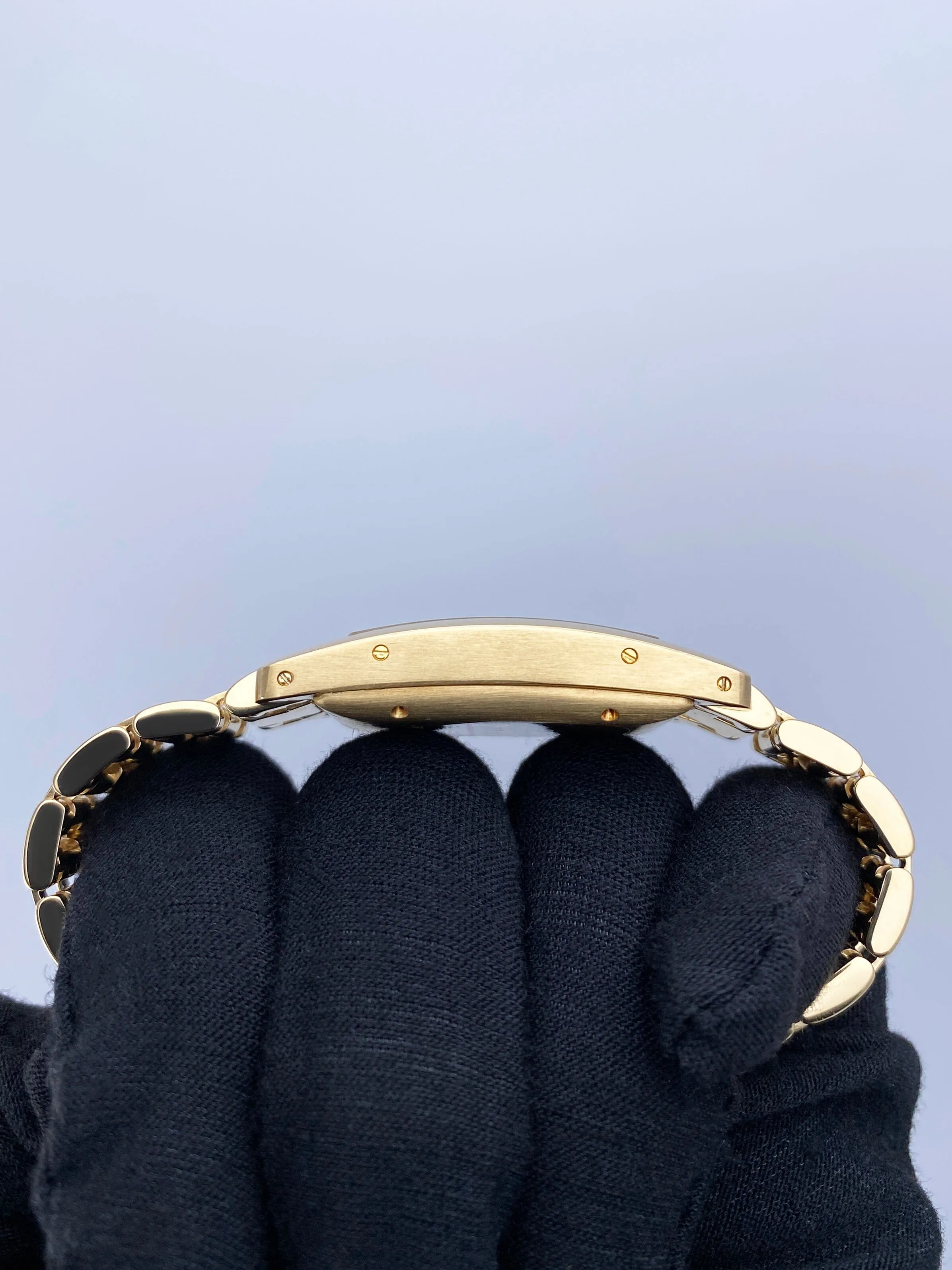 Cartier Tank Americaine W26035K2 18K Yellow Gold Ladies Watch Box Papers