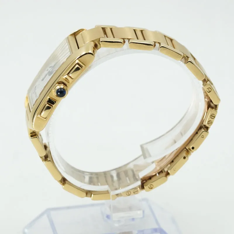 Cartier Tank Francaise Chronograph 18K Yellow Gold Quartz W50005R2