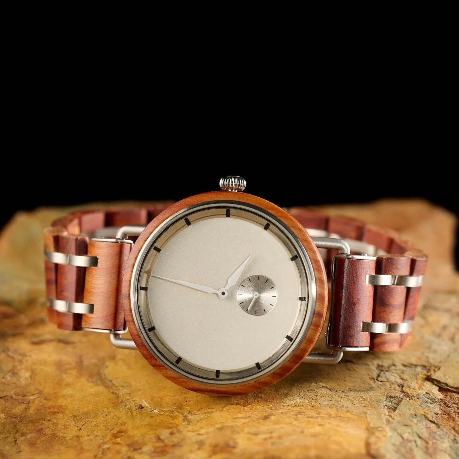 Cascade (Red Sandalwood/Steel)