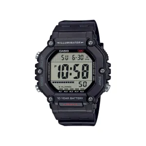 Casio AE-1600H-1AV Men Digital Watch Black Resin Strap
