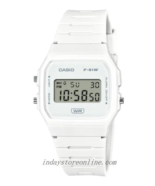 Casio Digital Women's Watch F-91WB-7A Bio-based Resin Band Battery Life: 7 years