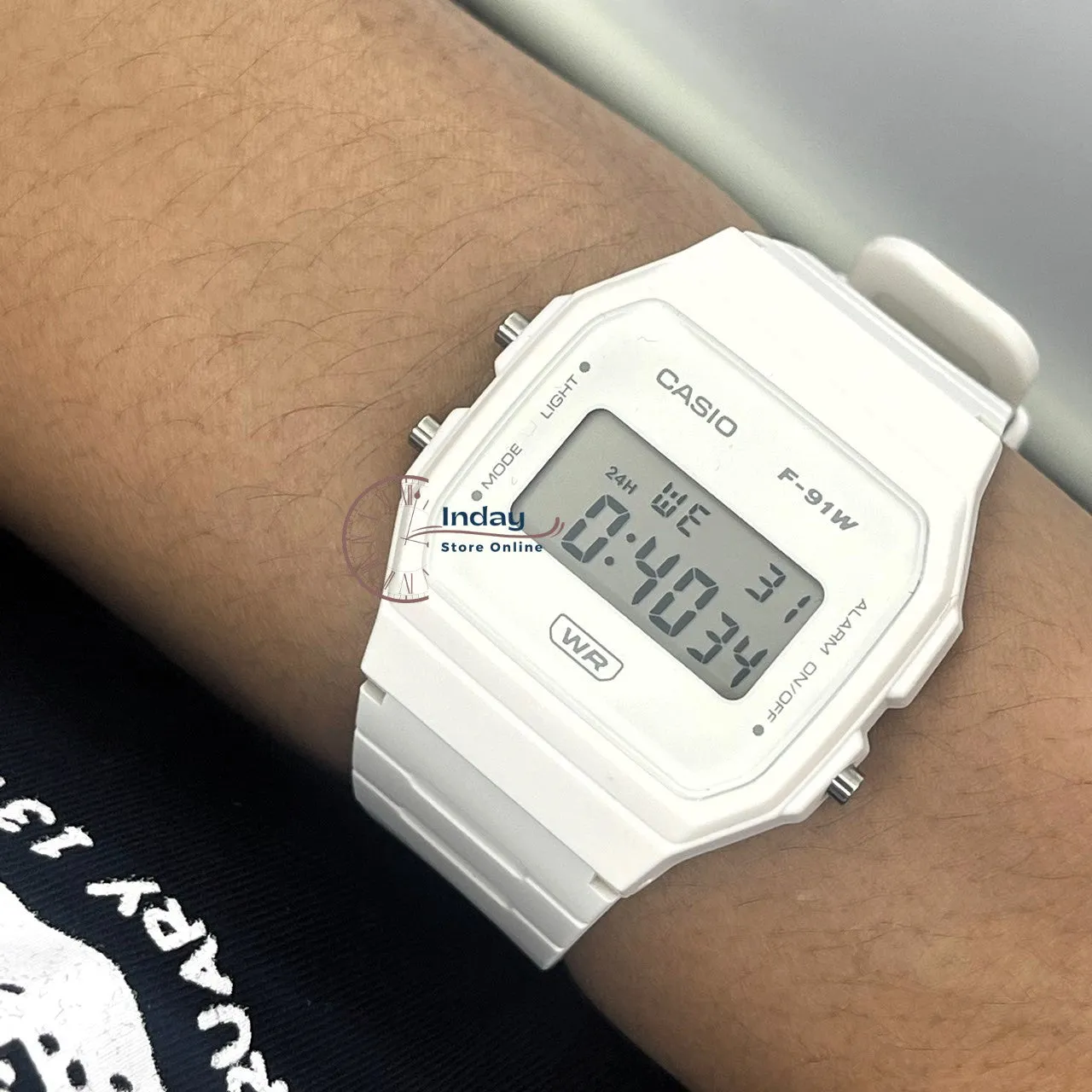 Casio Digital Women's Watch F-91WB-7A Bio-based Resin Band Battery Life: 7 years
