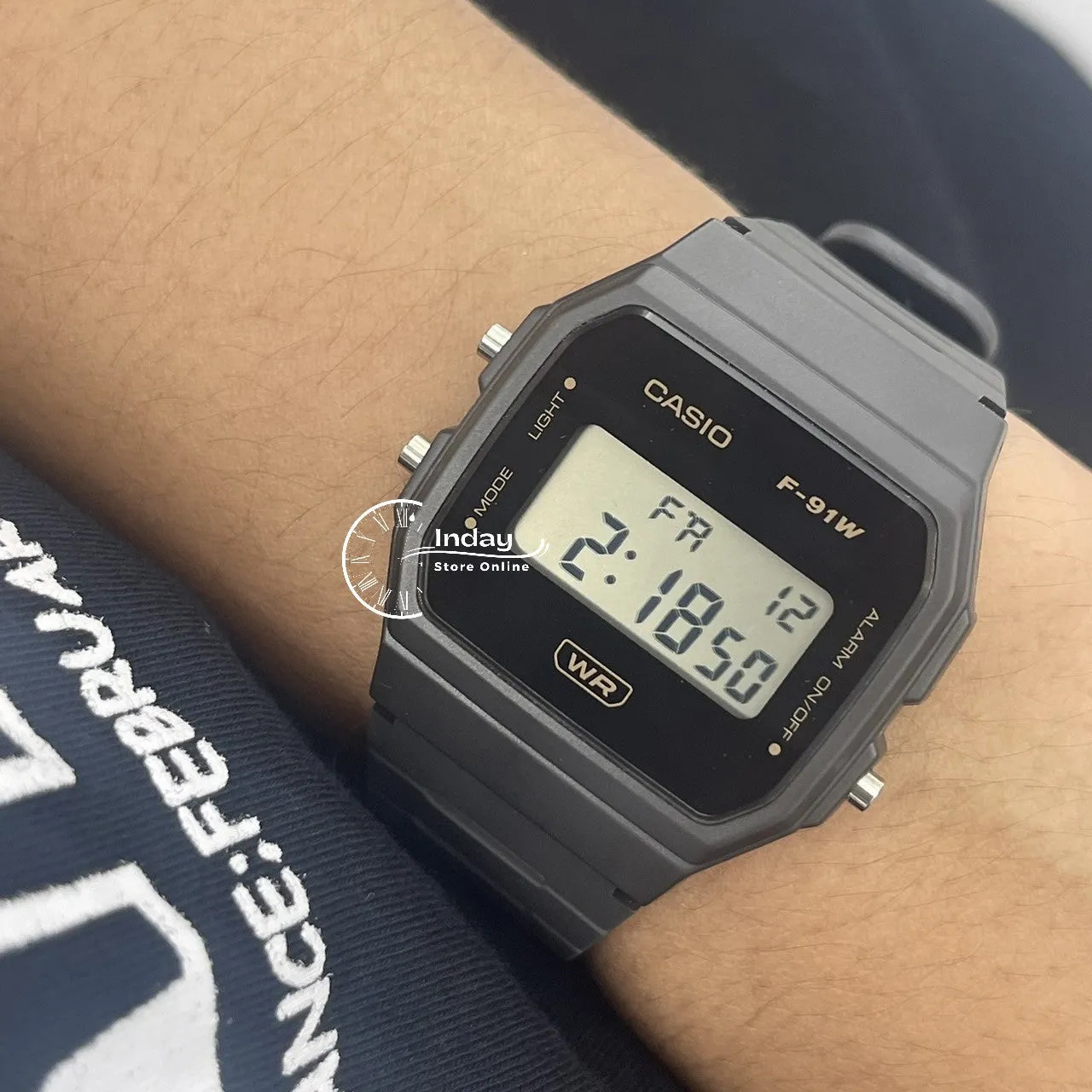 Casio Digital Women's Watch F-91WB-8A Bio-based Resin Band Battery Life: 7 years