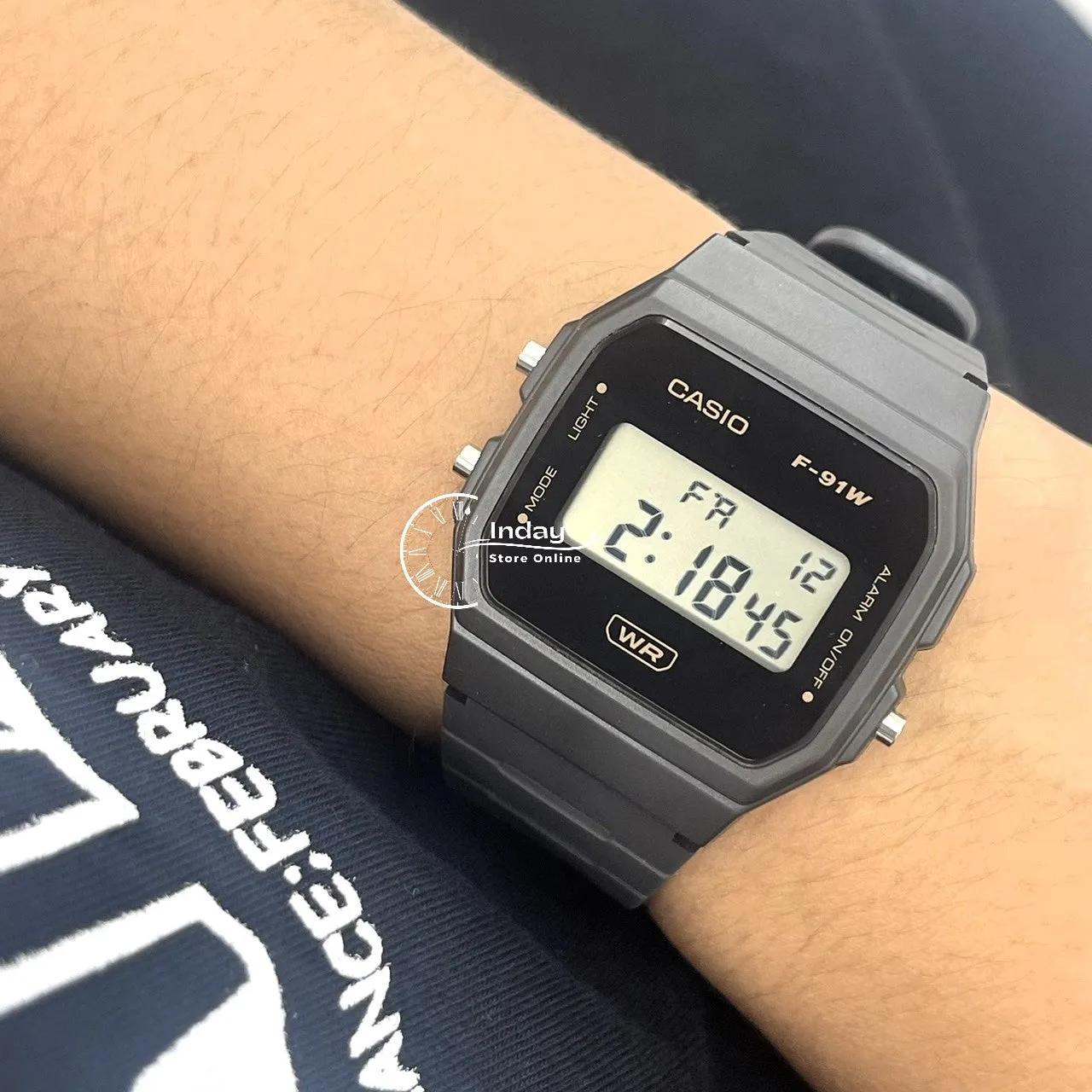 Casio Digital Women's Watch F-91WB-8A Bio-based Resin Band Battery Life: 7 years