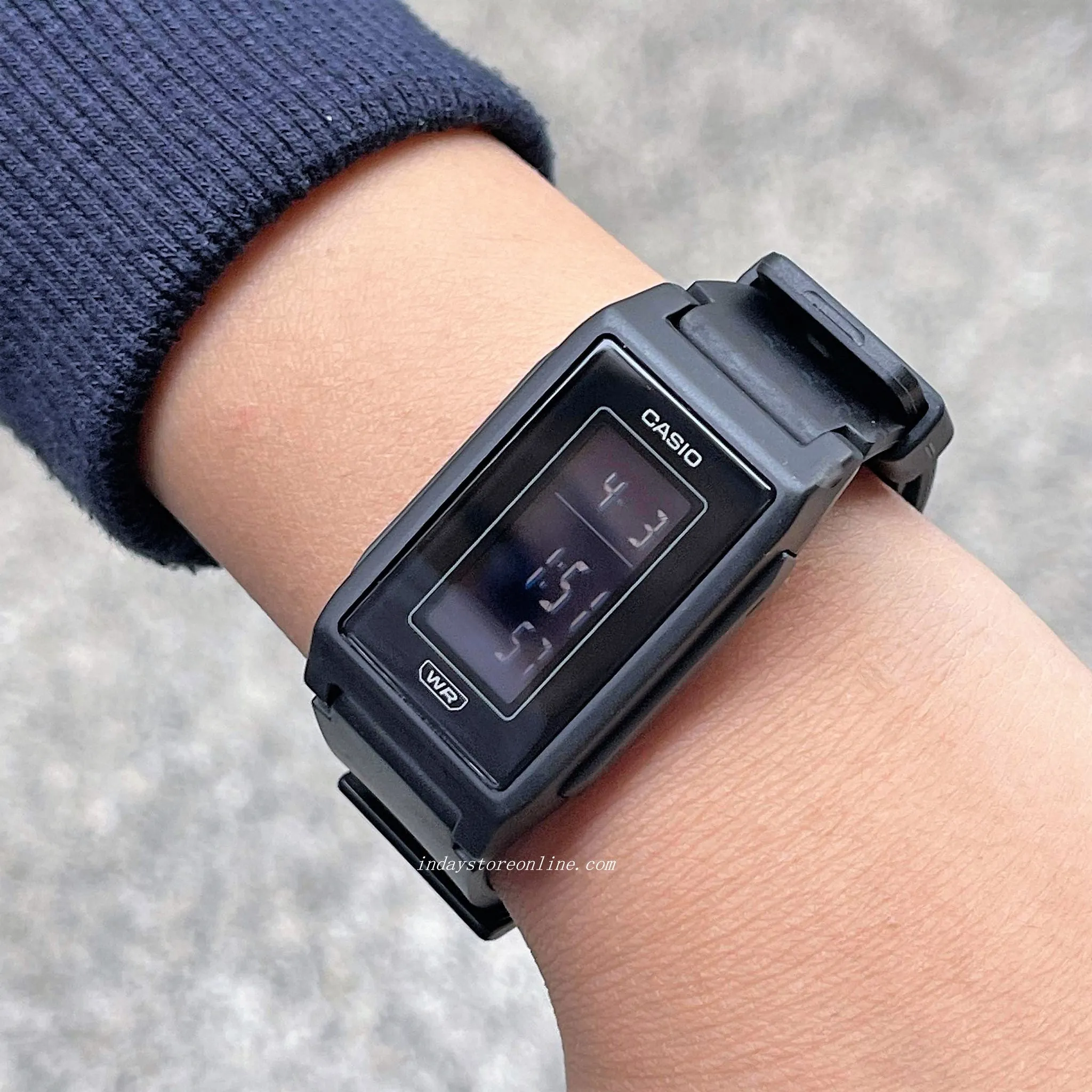 Casio Digital Women's Watch LF-10WH-1 Digital Resin Band Resin Glass