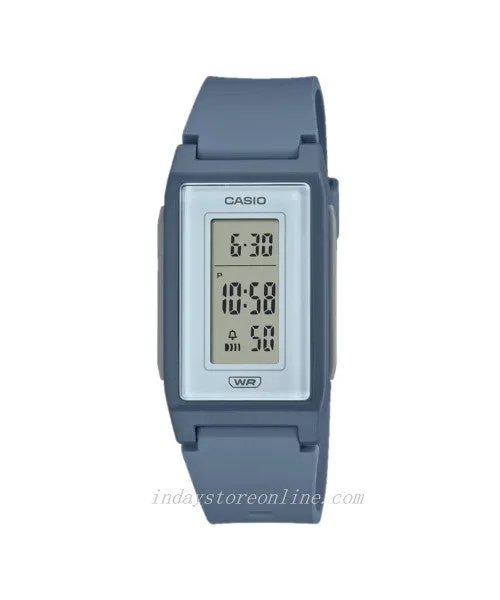 Casio Digital Women's Watch LF-10WH-2 Digital Resin Band Resin Glass