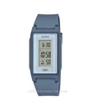 Casio Digital Women's Watch LF-10WH-2 Digital Resin Band Resin Glass