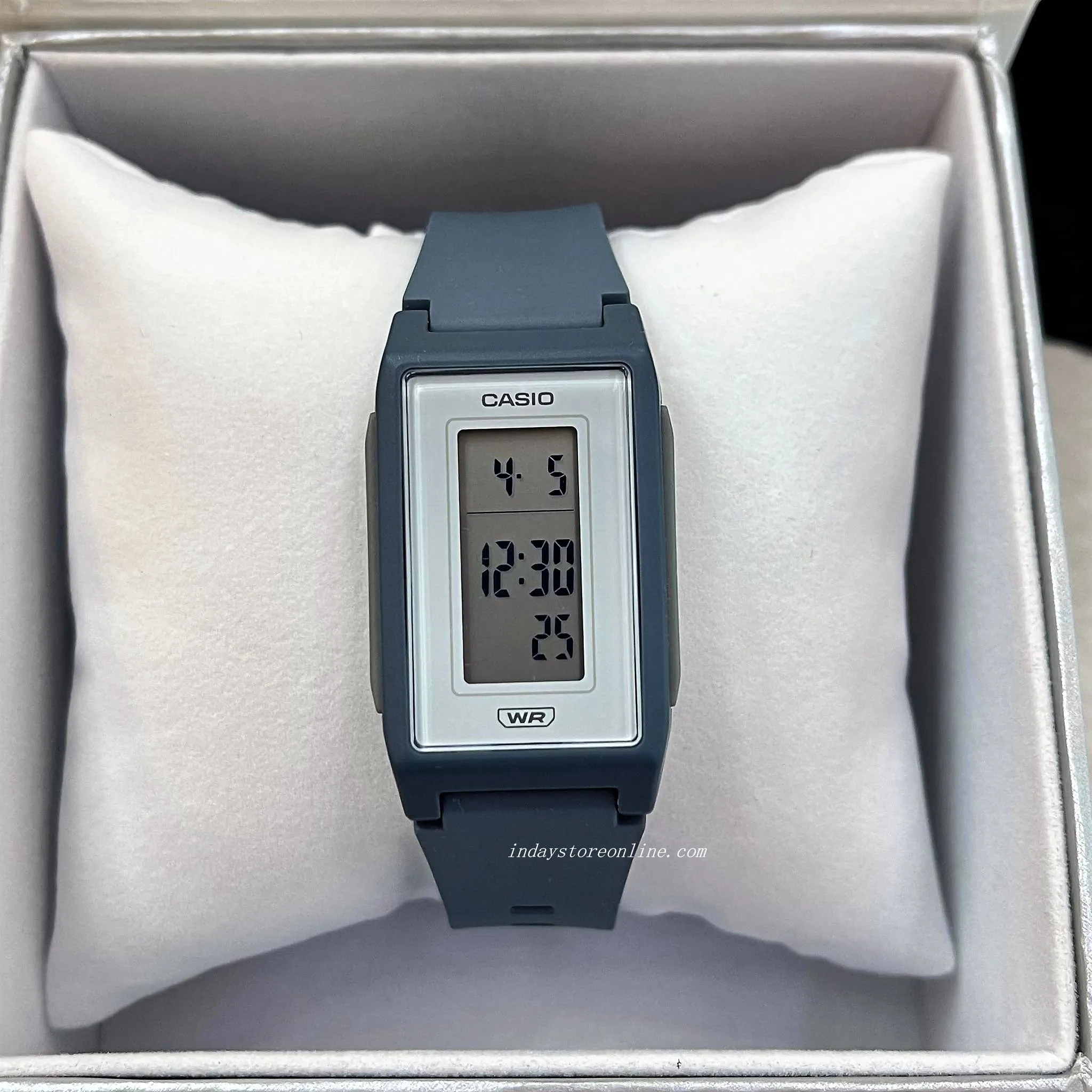 Casio Digital Women's Watch LF-10WH-2 Digital Resin Band Resin Glass